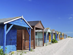 beach huts